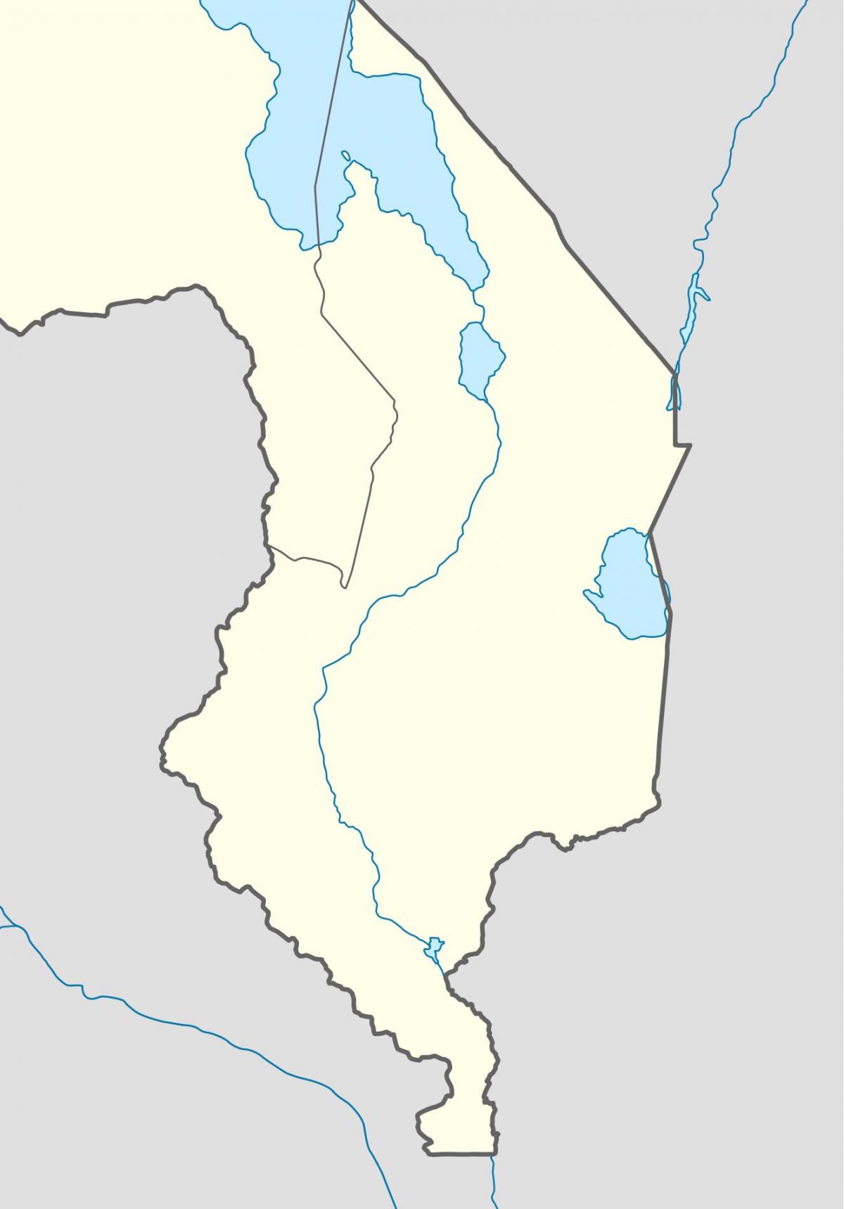 карта річки Малаві 