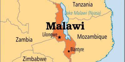 Карта лілонгве Малаві